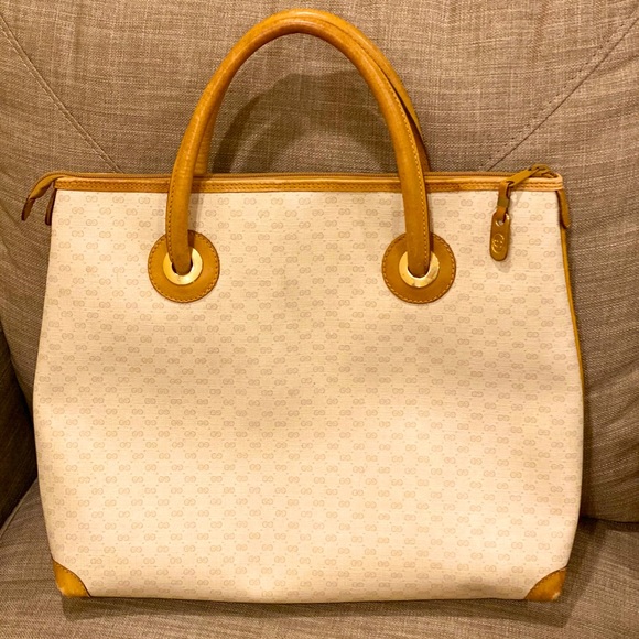 Gucci Handbags - Gucci PVC Satchel - Vintage (firm)🔥 🔥